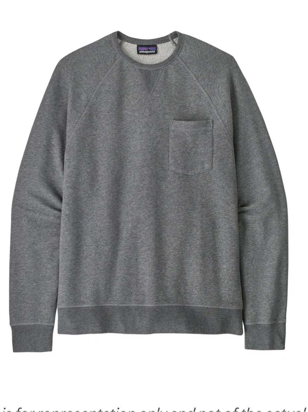 Patagonia Men's Mahnya Crewneck Sweatshirt - Gray